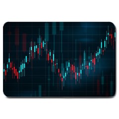 Flag Patterns On Forex Charts Large Doormat by Semog4