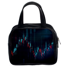 Flag Patterns On Forex Charts Classic Handbag (two Sides) by Semog4