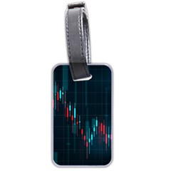 Flag Patterns On Forex Charts Luggage Tag (two Sides) by Semog4