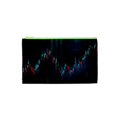 Flag Patterns On Forex Charts Cosmetic Bag (xs)