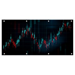 Flag Patterns On Forex Charts Banner And Sign 8  X 4  by Semog4