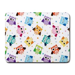 Owl Bird Small Mousepad by Semog4