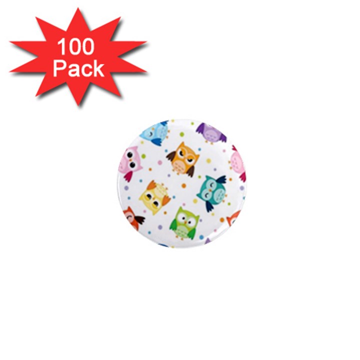 Owl Bird 1  Mini Magnets (100 pack) 