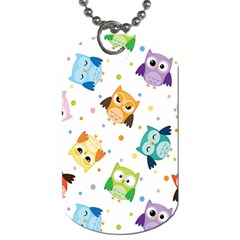 Owl Bird Dog Tag (one Side) by Semog4