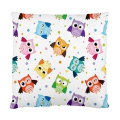 Owl Bird Standard Cushion Case (one Side) by Semog4