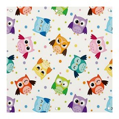 Owl Bird Banner And Sign 3  X 3  by Semog4