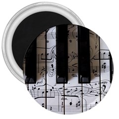 Music Piano Instrument Sheet 3  Magnets by Semog4