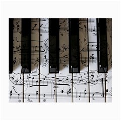 Music Piano Instrument Sheet Small Glasses Cloth by Semog4