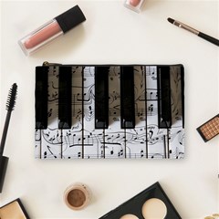 Music Piano Instrument Sheet Cosmetic Bag (medium) by Semog4