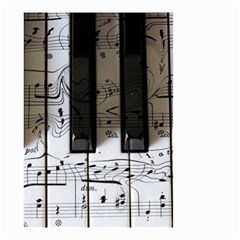 Music Piano Instrument Sheet Small Garden Flag (two Sides) by Semog4