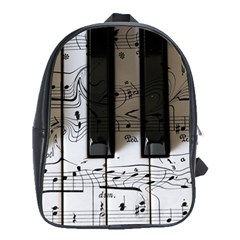 Music Piano Instrument Sheet School Bag (xl) by Semog4