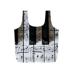 Music Piano Instrument Sheet Full Print Recycle Bag (s) by Semog4