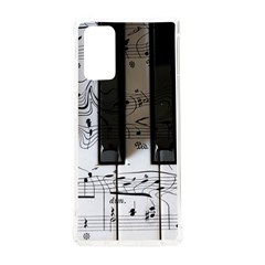 Music Piano Instrument Sheet Samsung Galaxy Note 20 Tpu Uv Case by Semog4