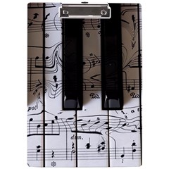 Music Piano Instrument Sheet A4 Acrylic Clipboard by Semog4