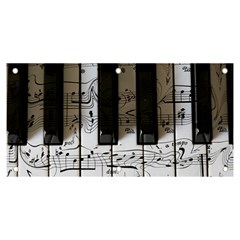 Music Piano Instrument Sheet Banner And Sign 6  X 3  by Semog4