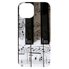 Music Piano Instrument Sheet Iphone 14 Black Uv Print Case