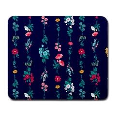 Flowers Pattern Bouquets Colorful Large Mousepad