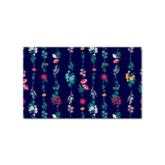 Flowers Pattern Bouquets Colorful Sticker (Rectangular)