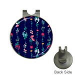 Flowers Pattern Bouquets Colorful Hat Clips with Golf Markers Front