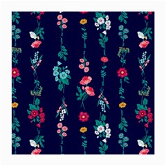 Flowers Pattern Bouquets Colorful Medium Glasses Cloth (2 Sides)