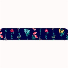 Flowers Pattern Bouquets Colorful Small Bar Mat