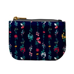 Flowers Pattern Bouquets Colorful Mini Coin Purse