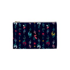 Flowers Pattern Bouquets Colorful Cosmetic Bag (Small)