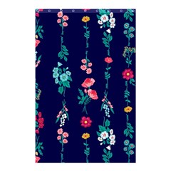 Flowers Pattern Bouquets Colorful Shower Curtain 48  x 72  (Small) 