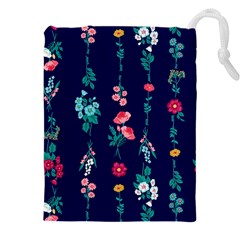 Flowers Pattern Bouquets Colorful Drawstring Pouch (4XL)