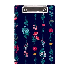 Flowers Pattern Bouquets Colorful A5 Acrylic Clipboard