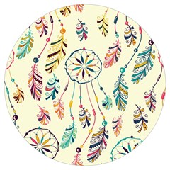 Dreamcatcher Abstract Pattern Round Trivet by Semog4