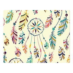 Dreamcatcher Abstract Pattern Premium Plush Fleece Blanket (large)