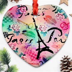 From Paris Abstract Art Pattern Ornament (heart) by Semog4