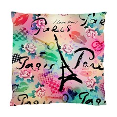 From Paris Abstract Art Pattern Standard Cushion Case (one Side) by Semog4