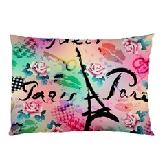 From Paris Abstract Art Pattern Pillow Case by Semog4