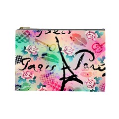 From Paris Abstract Art Pattern Cosmetic Bag (large) by Semog4