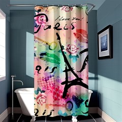 From Paris Abstract Art Pattern Shower Curtain 36  X 72  (stall)  by Semog4