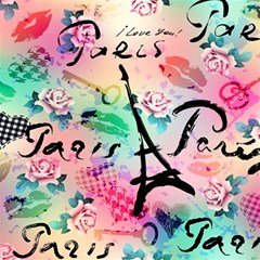 From Paris Abstract Art Pattern Play Mat (square) by Semog4