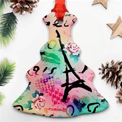 From Paris Abstract Art Pattern Ornament (christmas Tree)  by Semog4