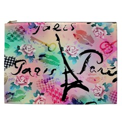 From Paris Abstract Art Pattern Cosmetic Bag (xxl) by Semog4