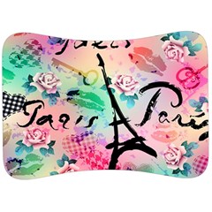 From Paris Abstract Art Pattern Velour Seat Head Rest Cushion