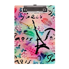 From Paris Abstract Art Pattern A5 Acrylic Clipboard by Semog4