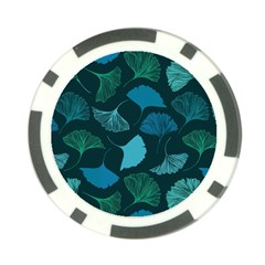 Pattern Plant Abstract Poker Chip Card Guard by Semog4