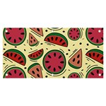 Watermelon Pattern Slices Fruit Banner and Sign 6  x 3  Front