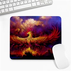 Phoenix Bird Large Mousepad by Semog4