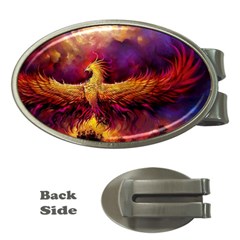 Phoenix Bird Money Clips (oval)  by Semog4