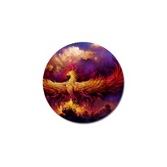 Phoenix Bird Golf Ball Marker (4 Pack) by Semog4