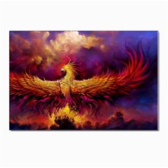 Phoenix Bird Postcards 5  X 7  (pkg Of 10) by Semog4