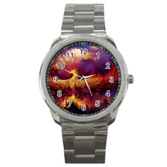 Phoenix Bird Sport Metal Watch by Semog4