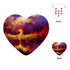 Phoenix Bird Playing Cards Single Design (heart) by Semog4